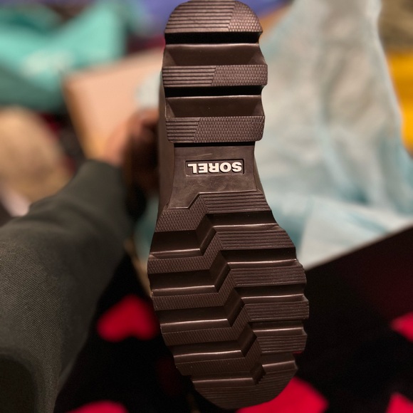 NIB Sorel Joan of Arctic Wedge III waterproof Lace boot Hazelnut/Blackened Brown - Picture 14 of 14